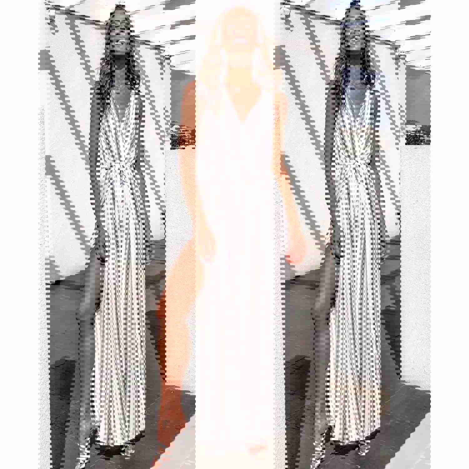 Fashion Summer Dress - Boho Chic Beach Style