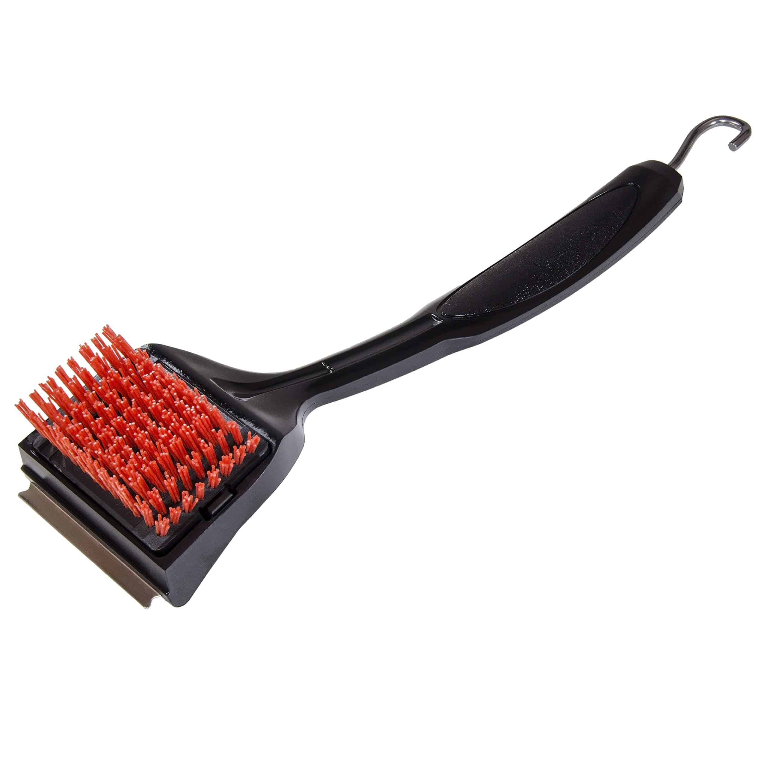 Char-Broil 8666894 SAFER Replaceable Head Nylon Bristle Grill Brush with Cool Clean Technology