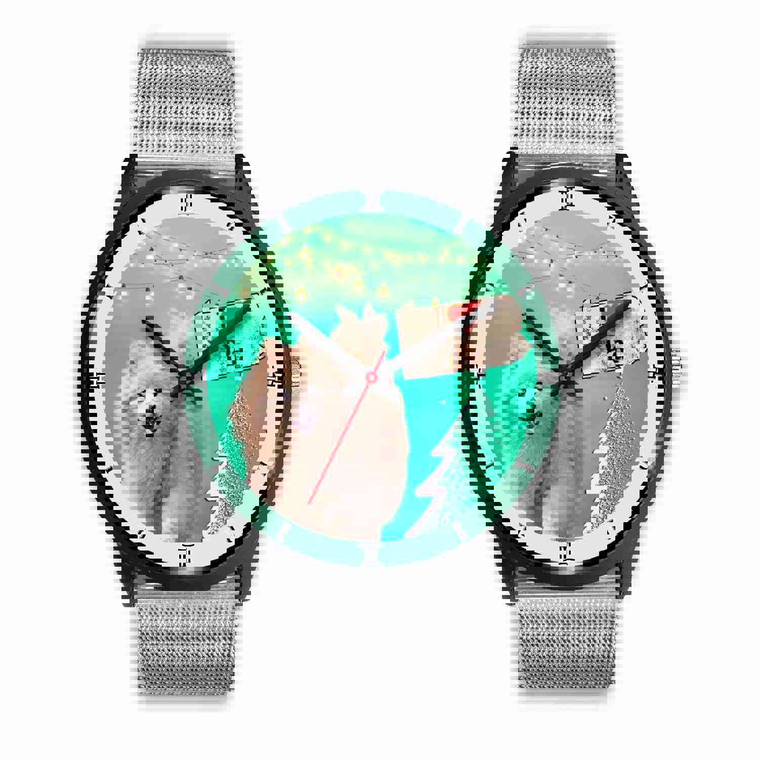 Lovely Pomeranian Dog Pennsylvania Christmas Special Wrist Watch
