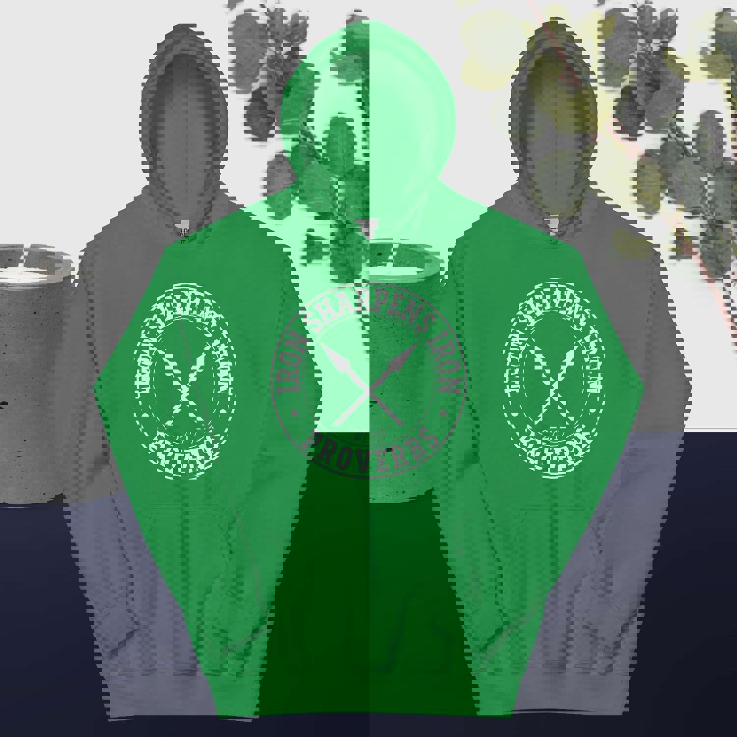 F&H Christian Iron Sharpens Iron Hoodie - Soft, Stylish, and Cozy