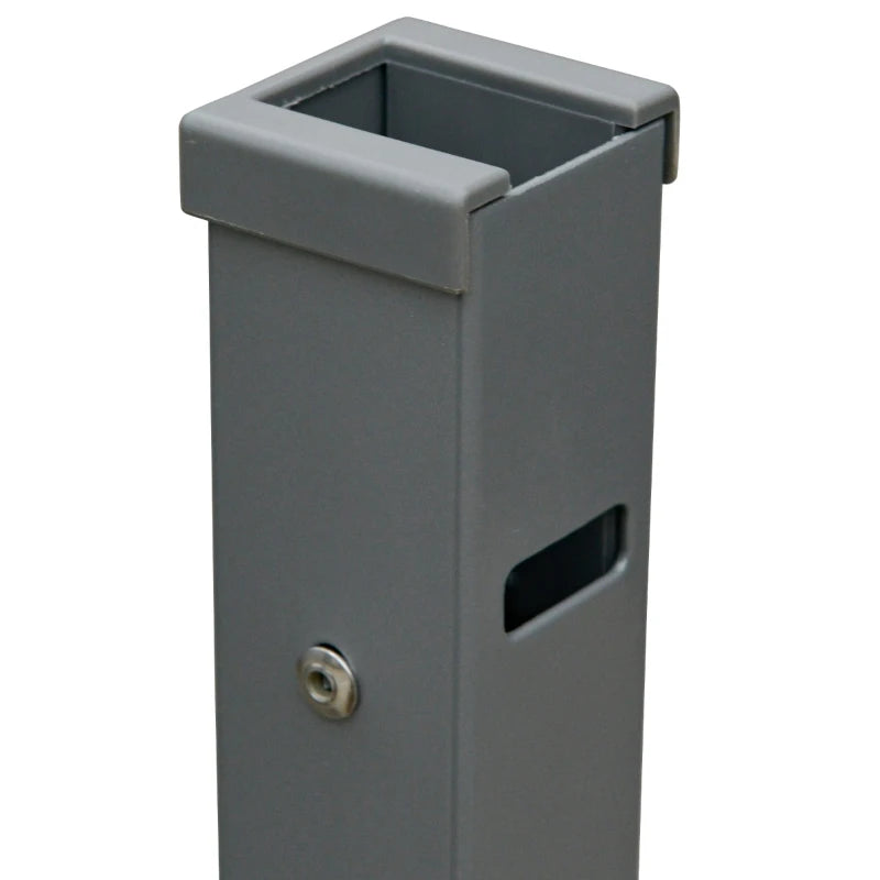 Outsunny 20 Double Retractable Patio Side Awning with UV Protection & Auto Pull-Back