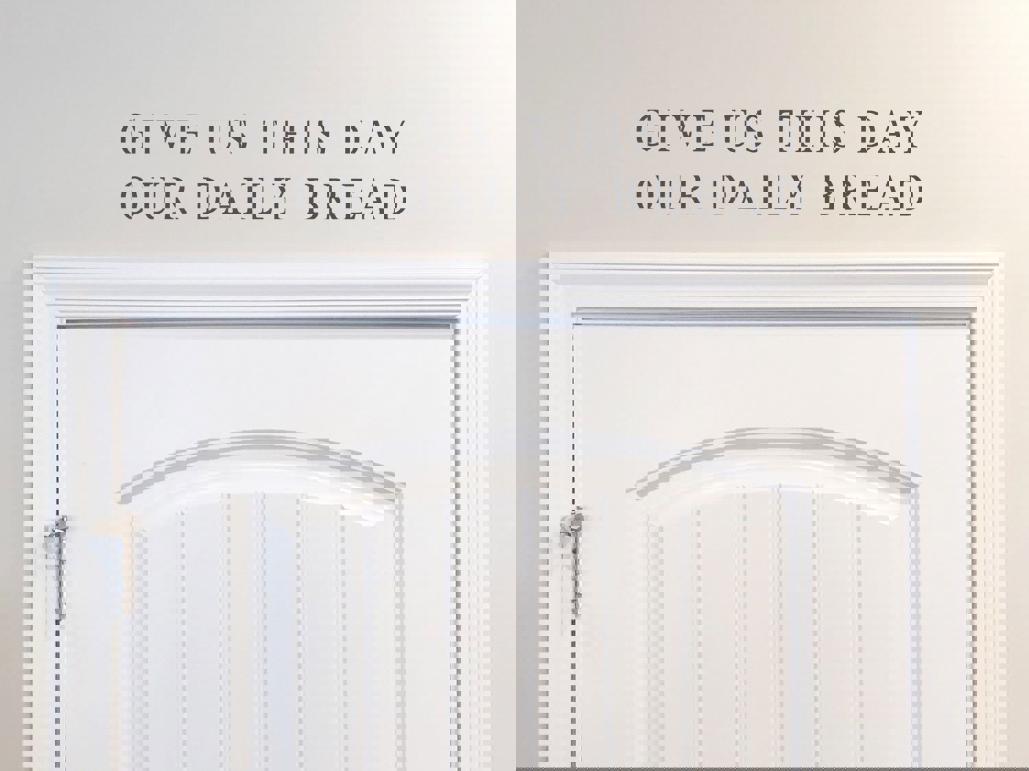 Give Us This Day Our Daily Bread | Kitchen Wall Decal