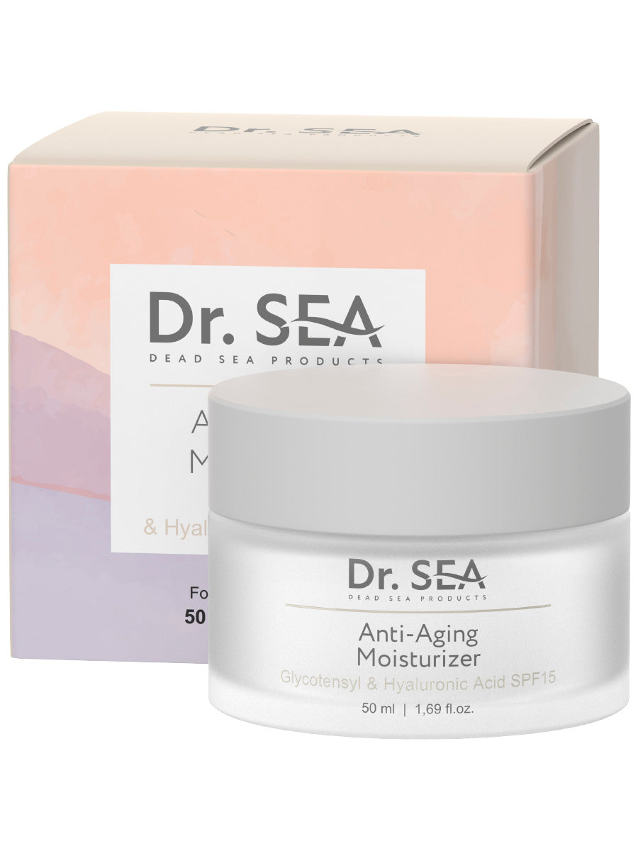 Anti-Aging Moisturizer with Glycotensyl & Hyaluronic Acid SPF15 - 50ml