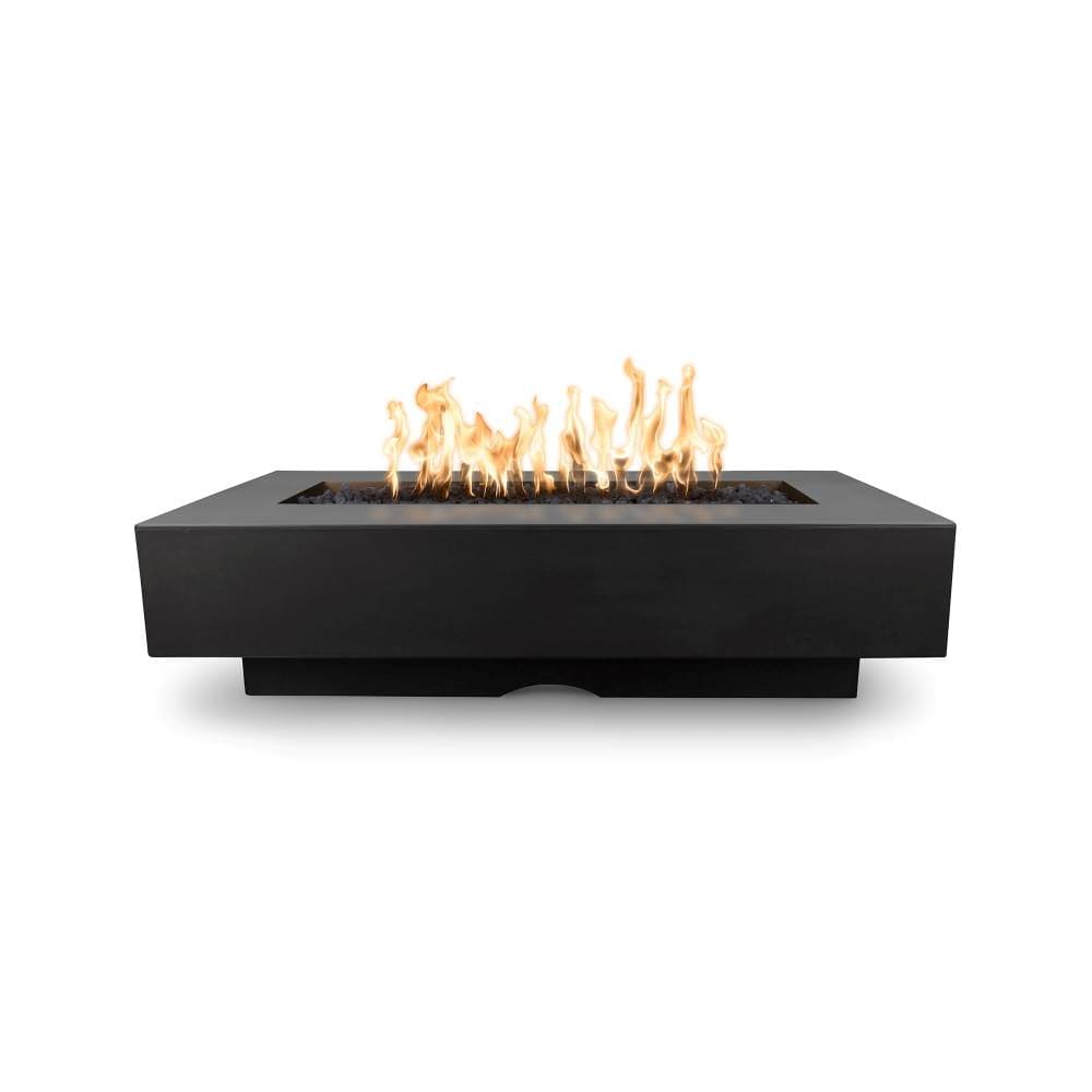 Top Fires Del Mar Rectangular GFRC Direct Spark Gas Fire Pit Table
