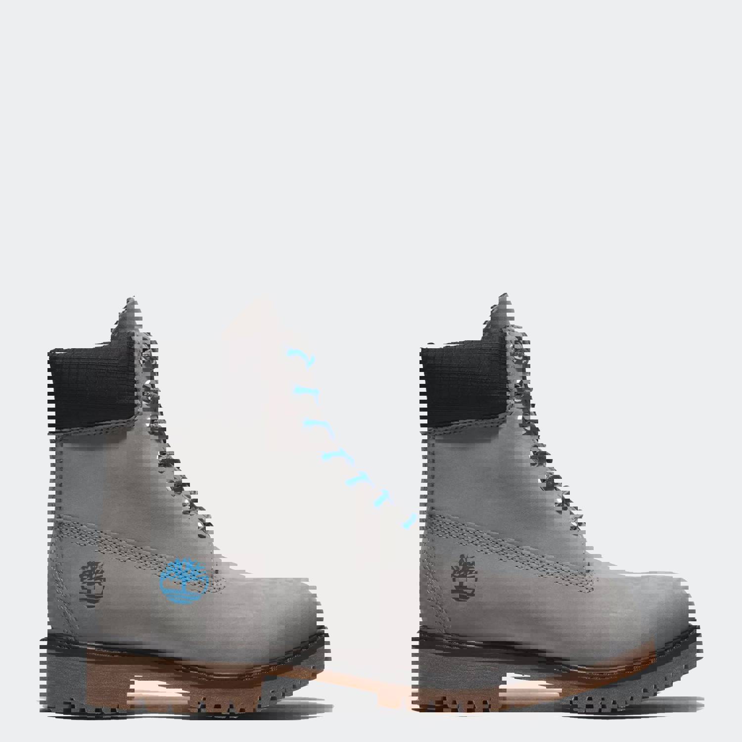 Men's Timberland Premium 6-Inch Waterproof Boots in Medium Grey Blue