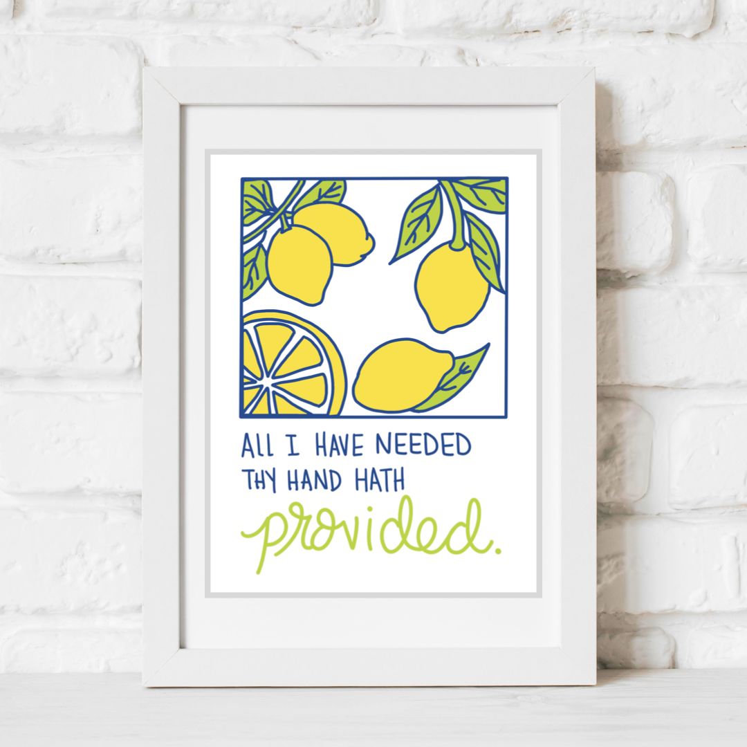 Digital Download Great Is Thy Faithfulness, Hymn Art Print