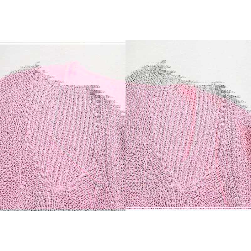 Fashion Solid Knitted Sweater
