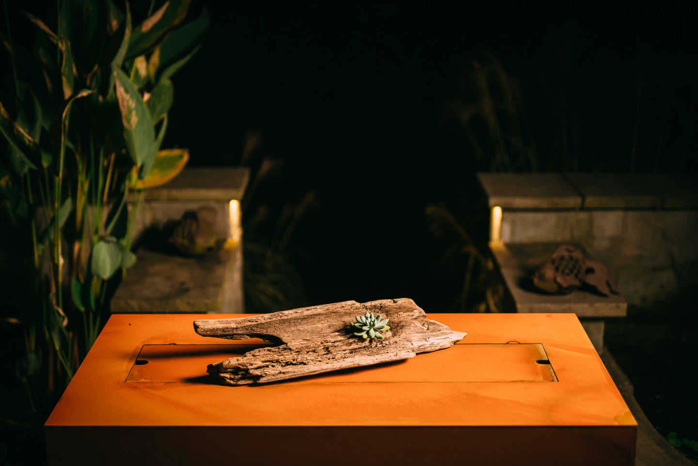 Fire Pit Art Linear 36 - 110K BTU Burner Gas Fire Pit