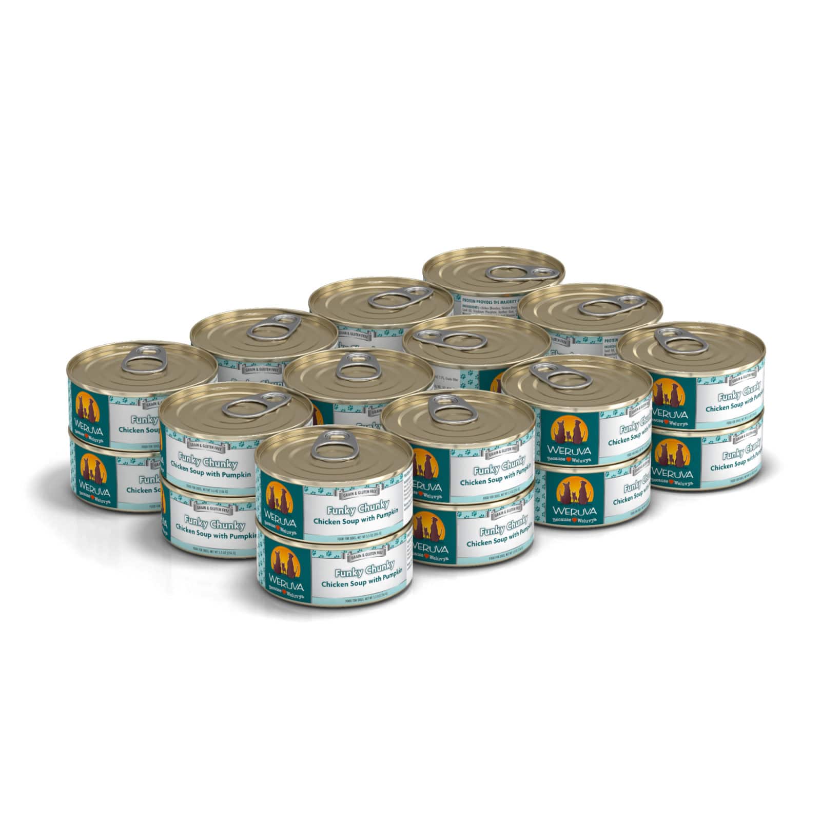 Weruva Funky Chunky Chicken Soup with Pumpkin, Wet Dog Food