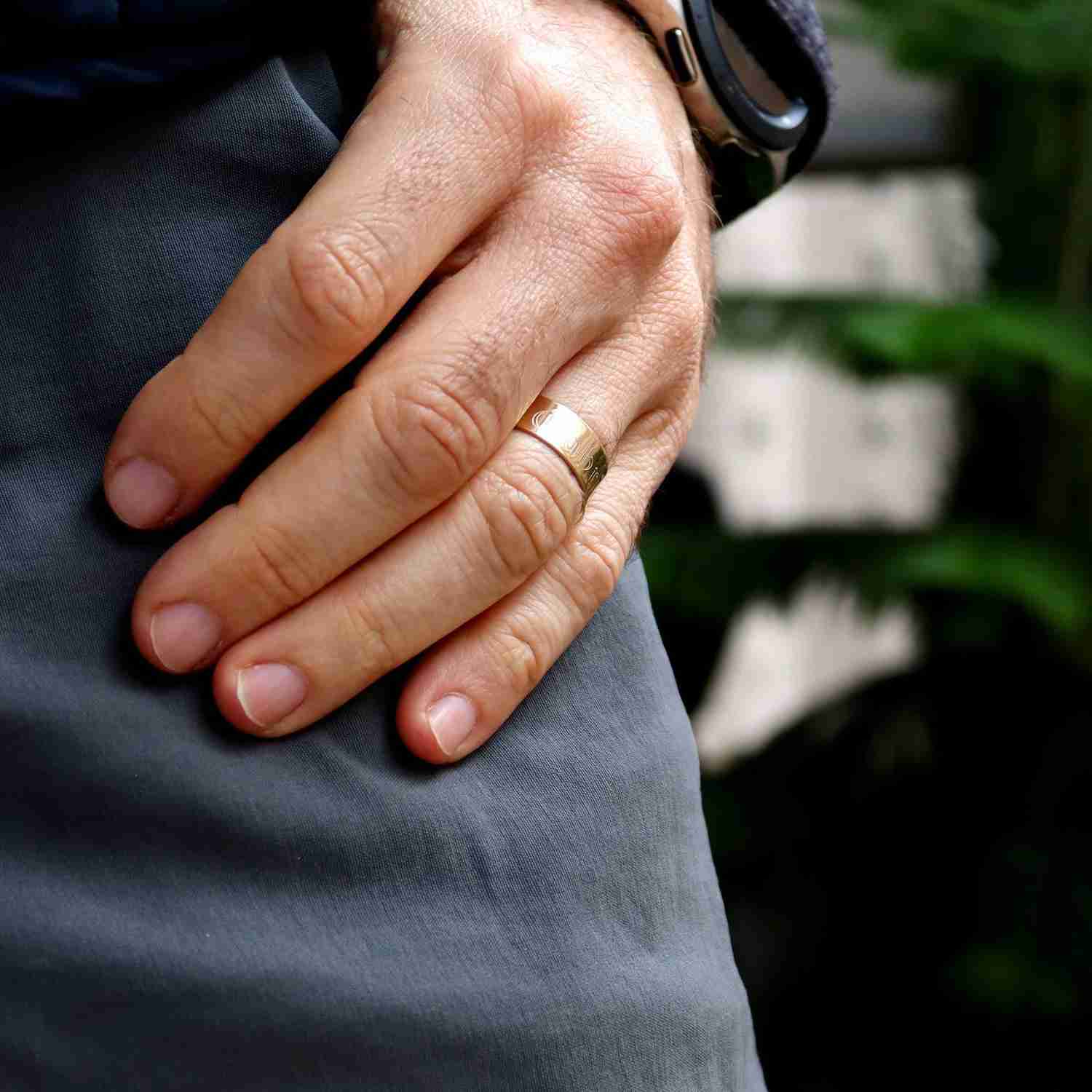 Personalized Handwriting Ring - Romantic Remembrance Gift for Loved Ones