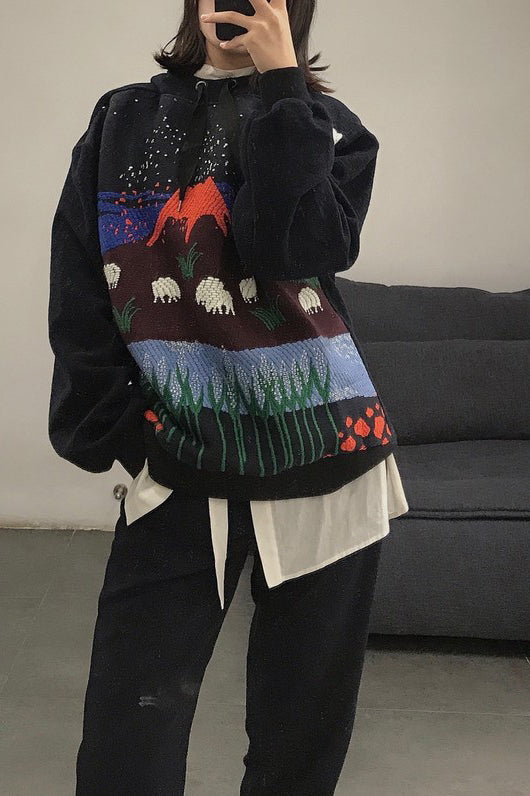 HENRIK VIBSKOV Volcano Hoodie AW19-M214