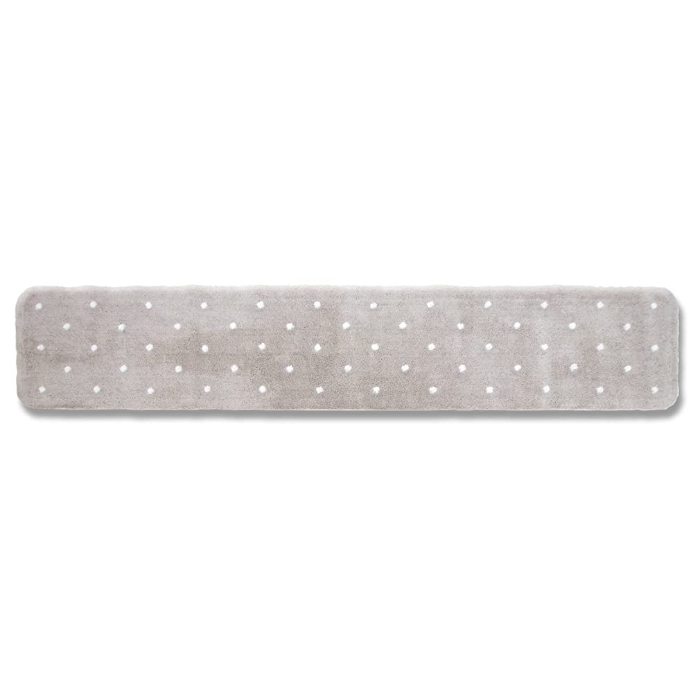 Oka Dot 2 Kitchen Mat, 17.7 x 94.4 inches (45 x 240 cm), Gray