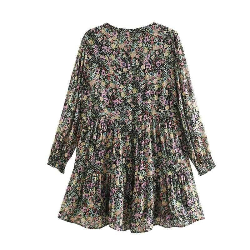 Fashion Floral Mini Dress