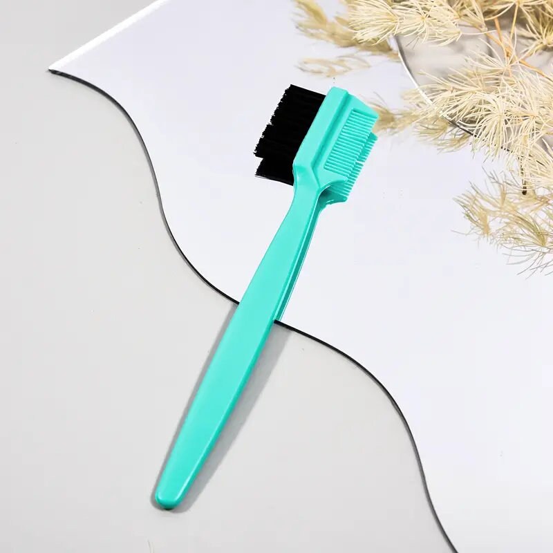 5pcs 2 In 1 Double Head Eyebrow Brush & Eyebrow Comb Eyelash Comb Makeup Tools Beauty Tool For Women & Girls