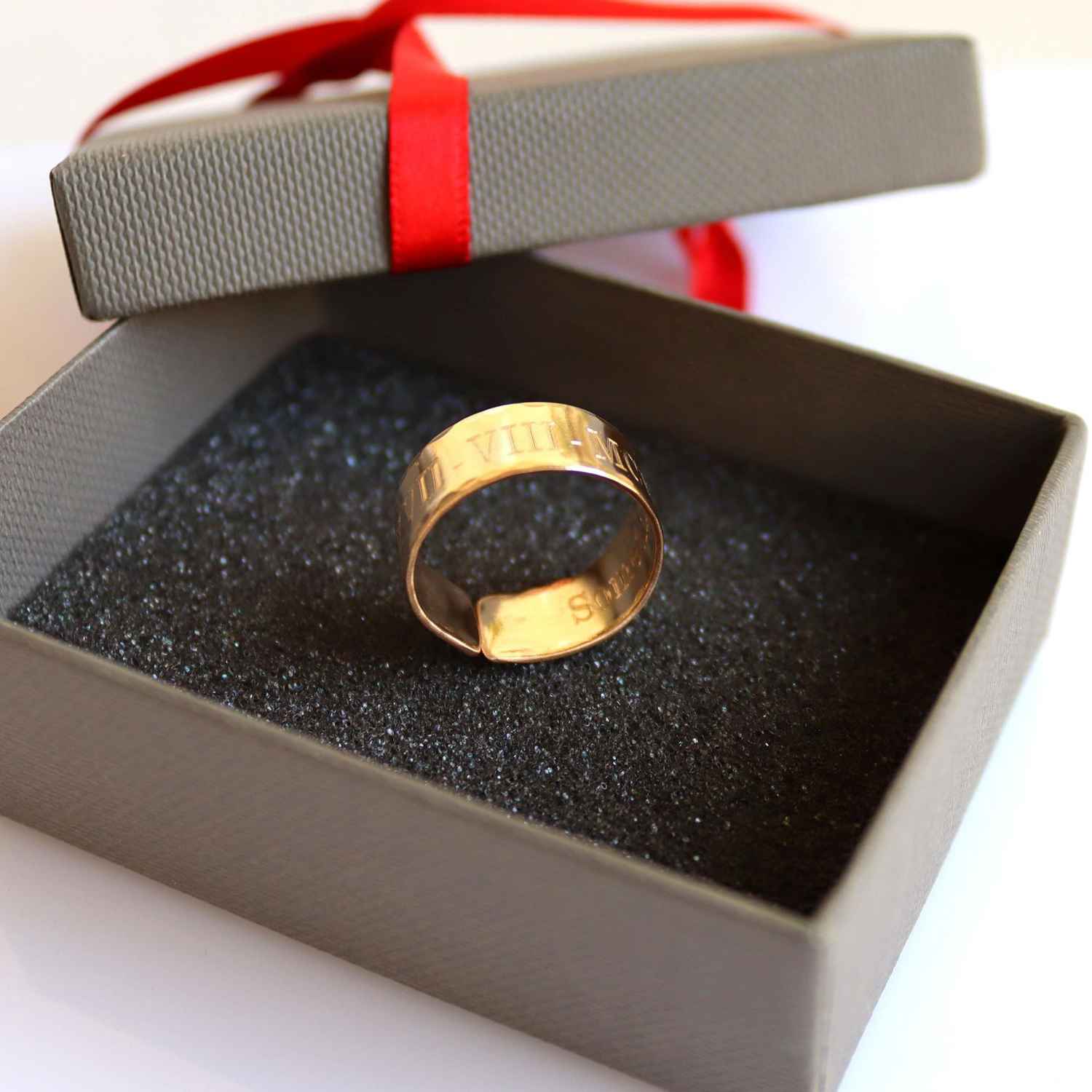 Personalized Handwriting Ring - Romantic Remembrance Gift for Loved Ones