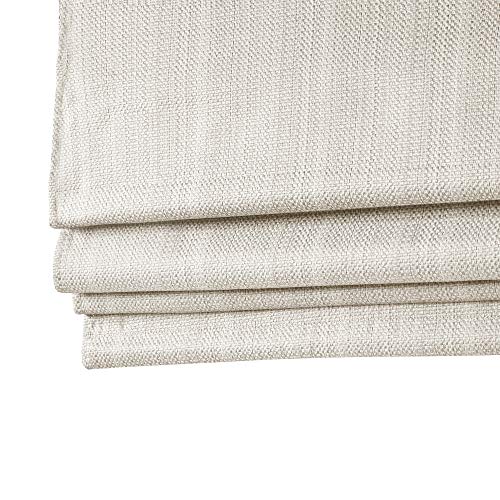 Madison Park Galen Cordless Roman Shades - Room Darkening, Energy Efficient Window Treatment