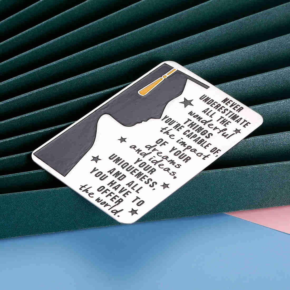 Wallet Insert Graduation Card Gifts 2021 for Him Her Seniors Students Inspirational Gift for College High School Graduates