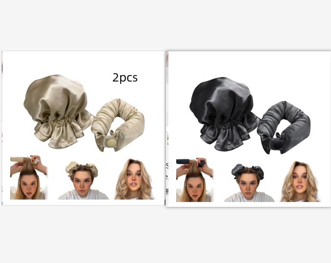 Heatless Curl Stick - No Heat Hair Curler with Cloth Cover for Easy Styling