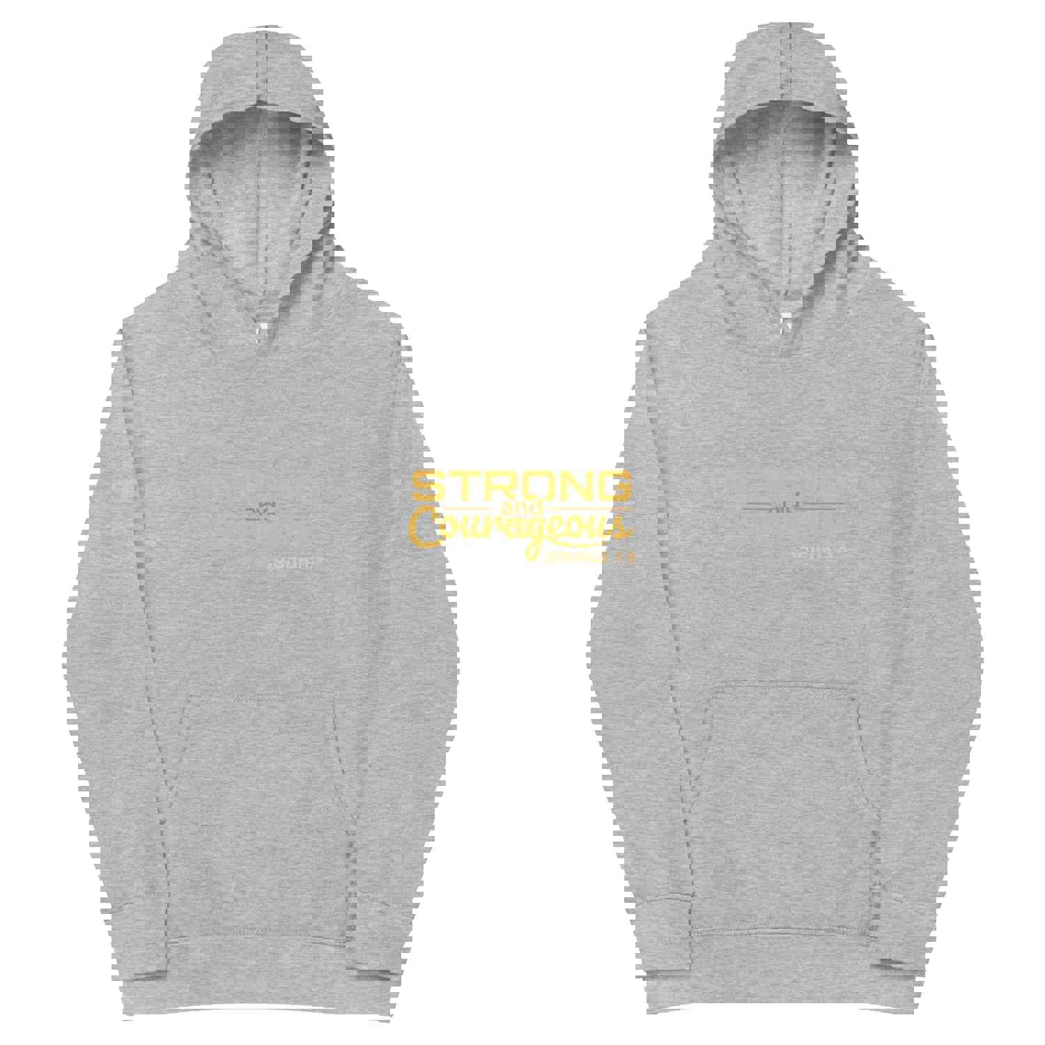 F&H Christian Strong and Courageous Boys Fleece Hoodie