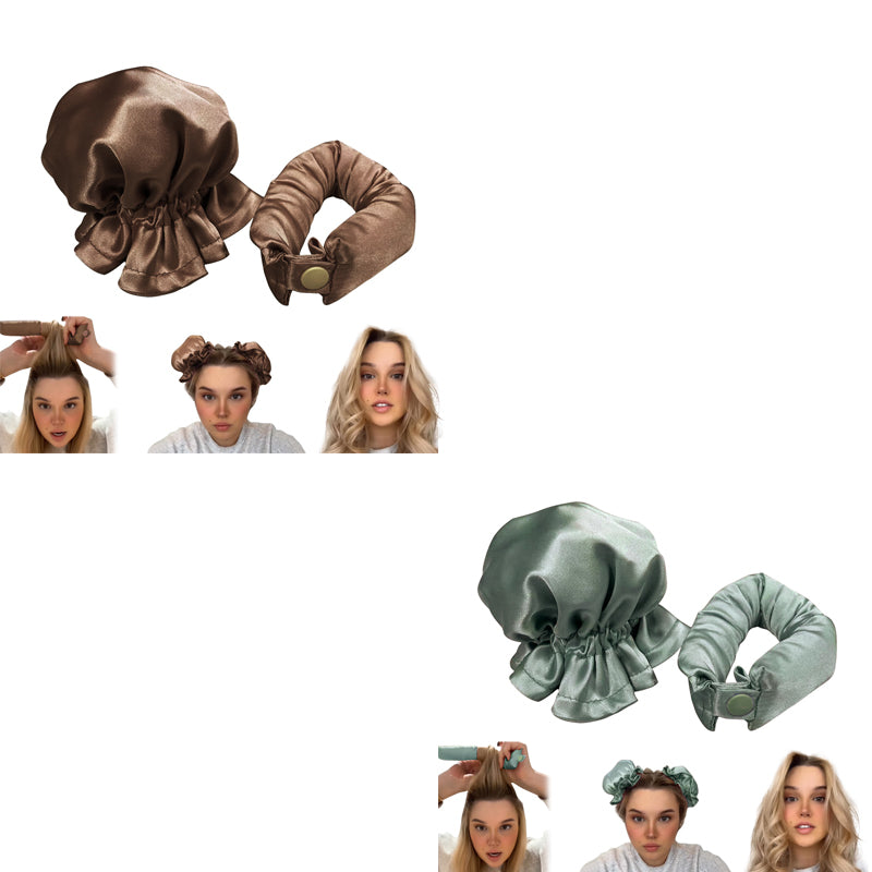 Heatless Curl Stick - No Heat Hair Curler with Cloth Cover for Easy Styling