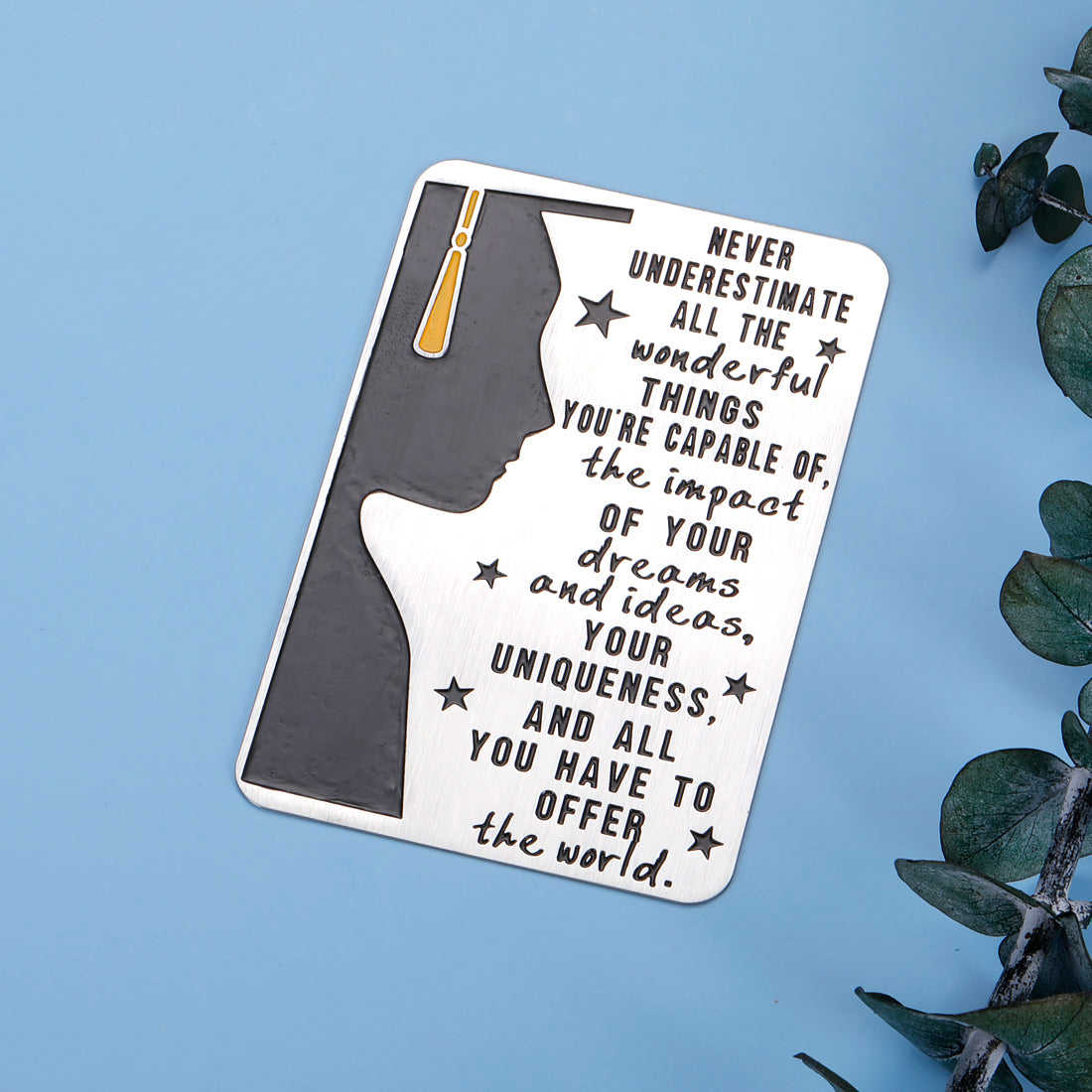Wallet Insert Graduation Card Gifts 2021 for Him Her Seniors Students Inspirational Gift for College High School Graduates