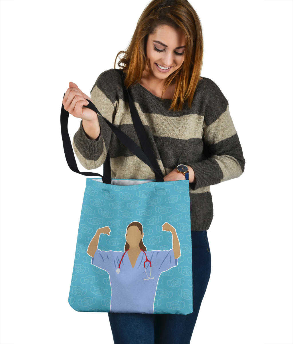 Premium Healthcare Strength Cloth Tote Bag - Double-Sided Print