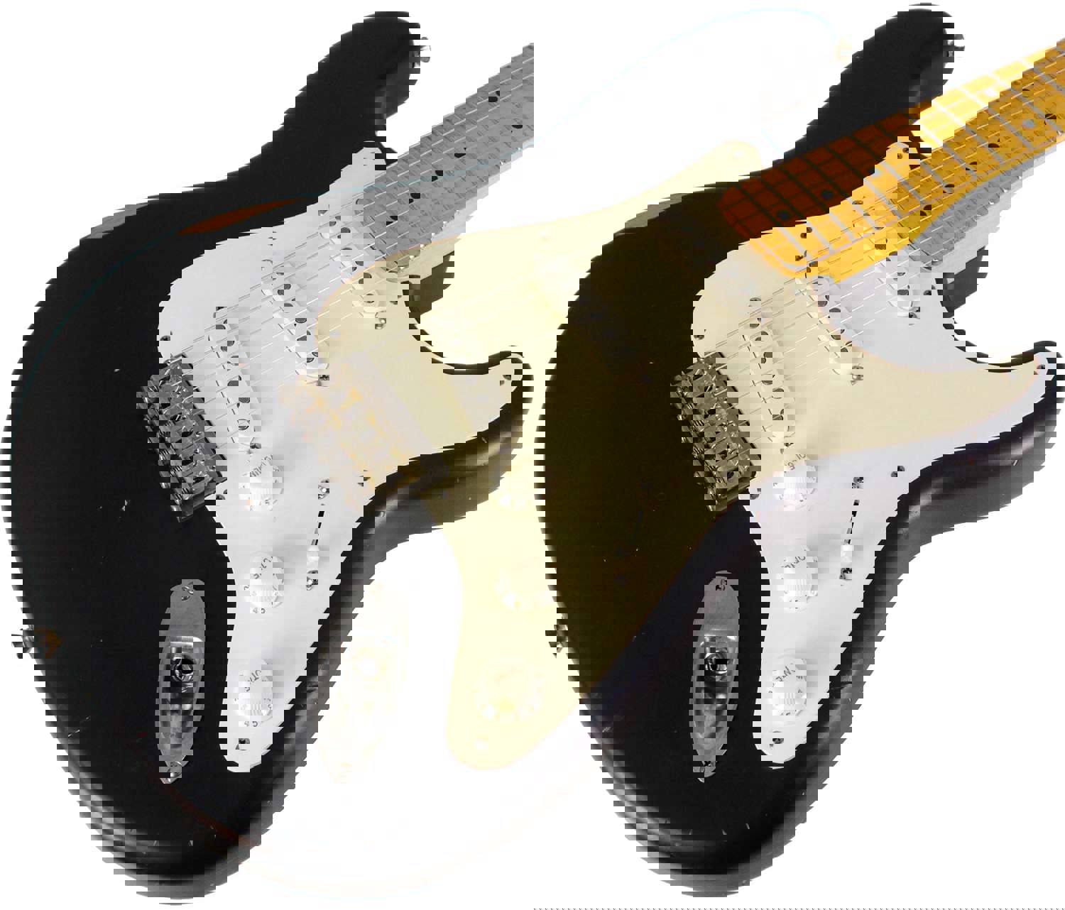 Nash S-57 Guitar, Black, Hard Tail, Light Aging