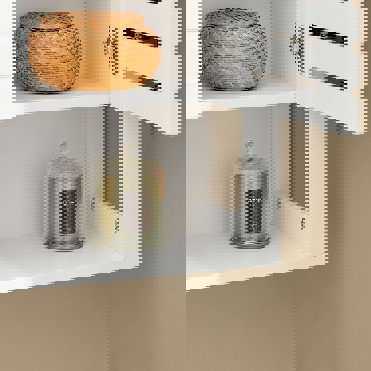 BZR51-W White Wall Mounted Cabinet for Kitchen and Bathroom