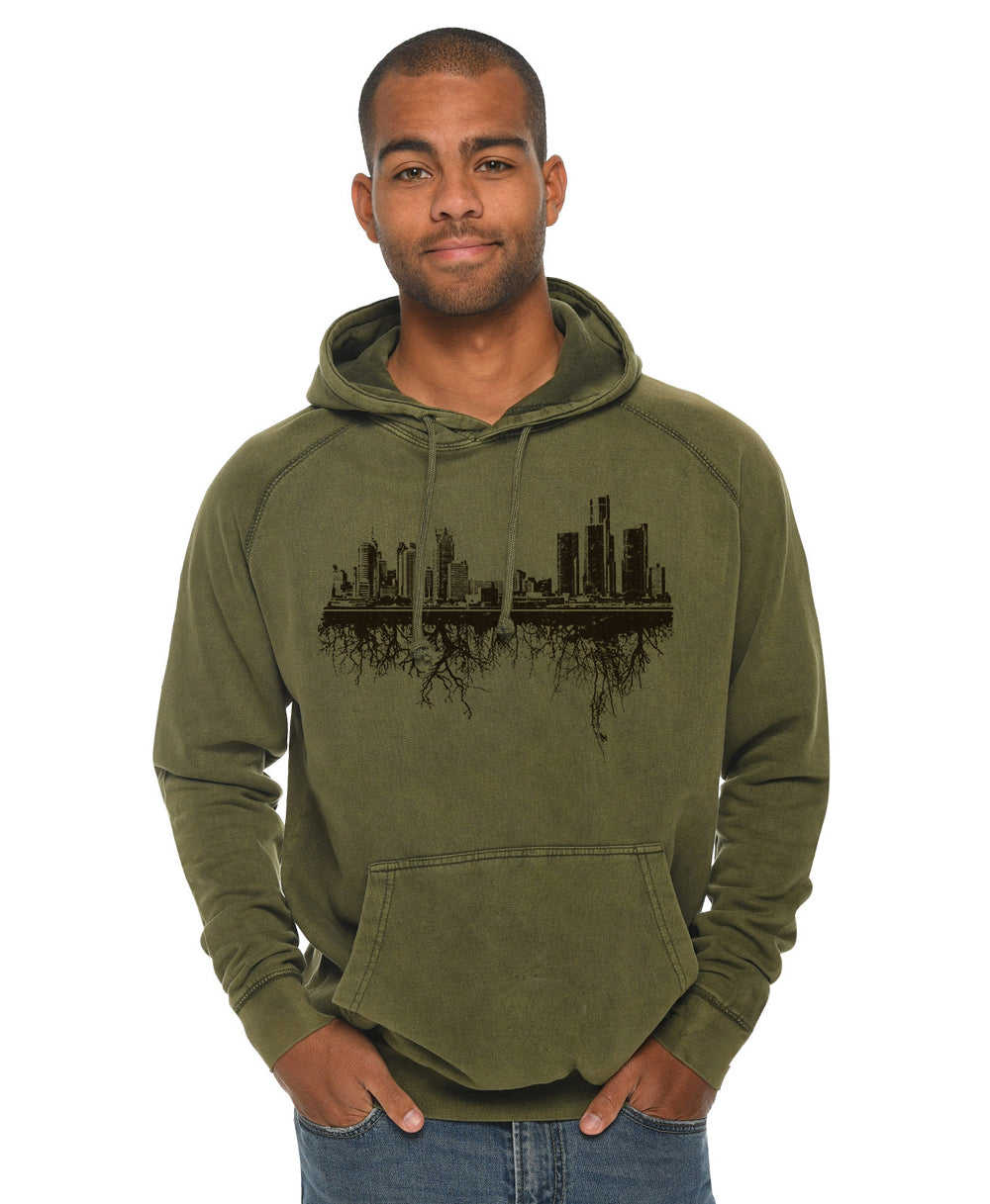 Detroit Roots - Vintage Wash Hoodie
