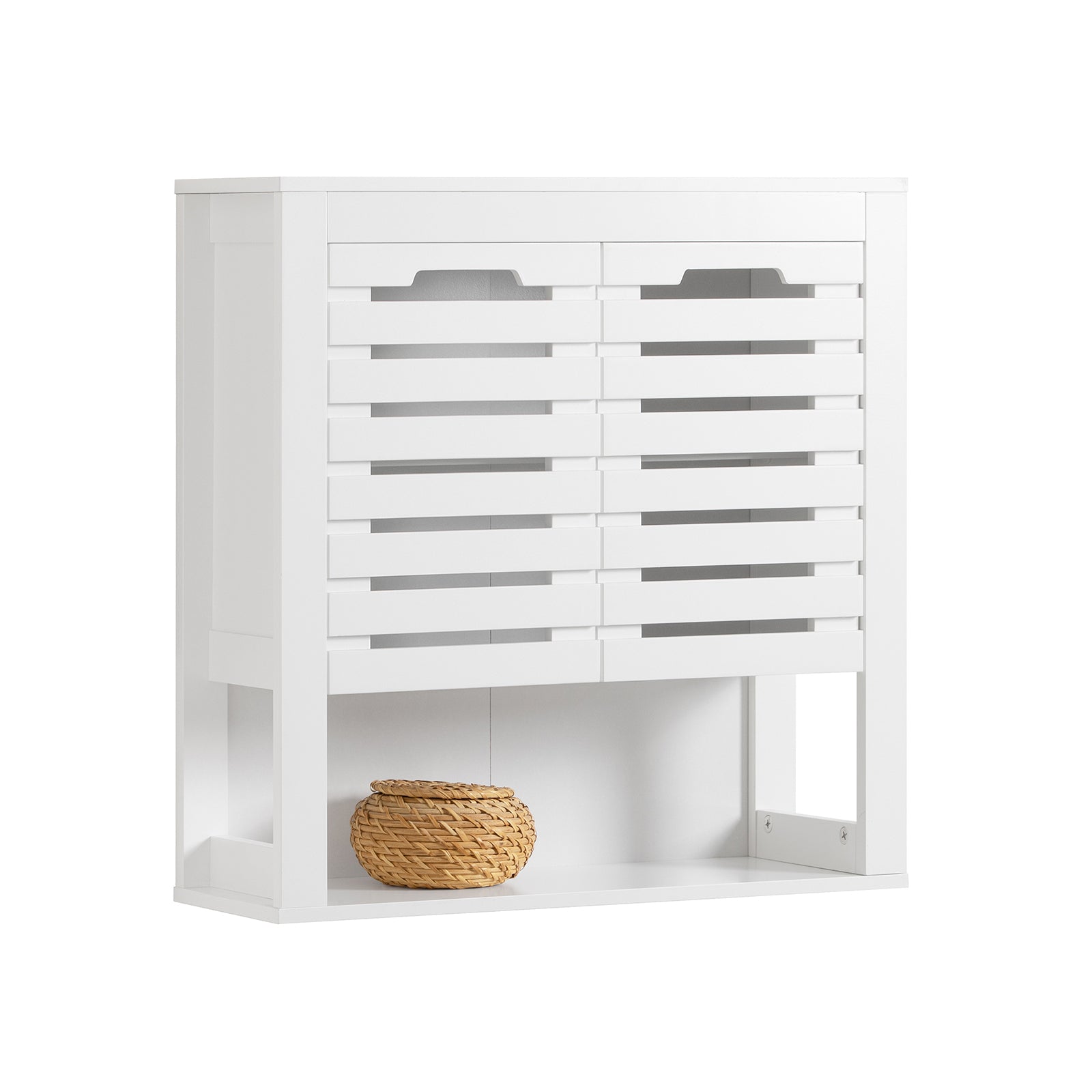 BZR51-W White Wall Mounted Cabinet for Kitchen and Bathroom