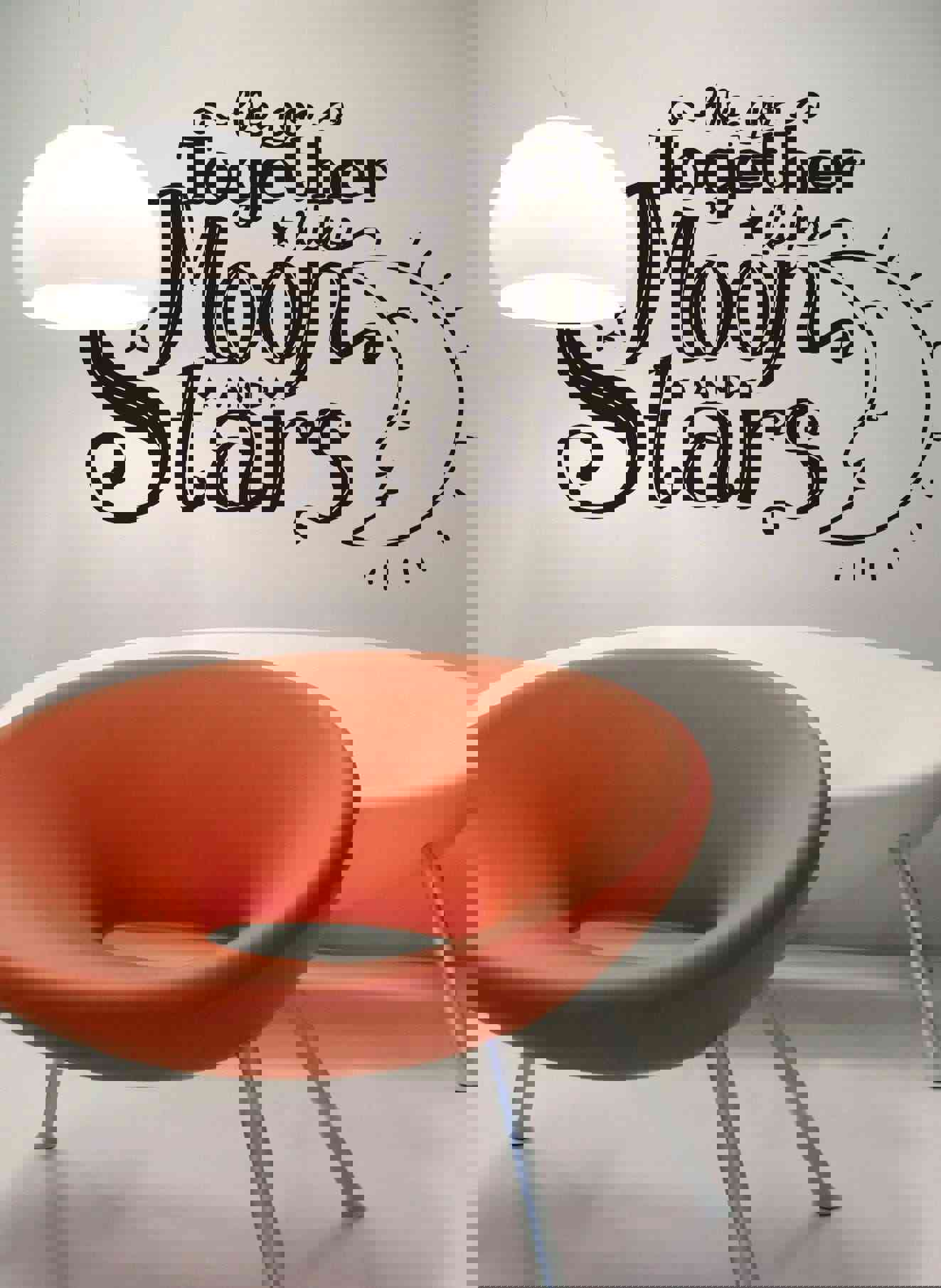 Vinyl Wall Decal Sticker Moon and Stars #OS_DC595 - Removable & Easy to Apply