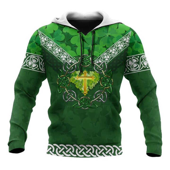 Premium Christian Jesus Easter St Patricks Day 3D All Over Printed Unisex Shirts Hoodie