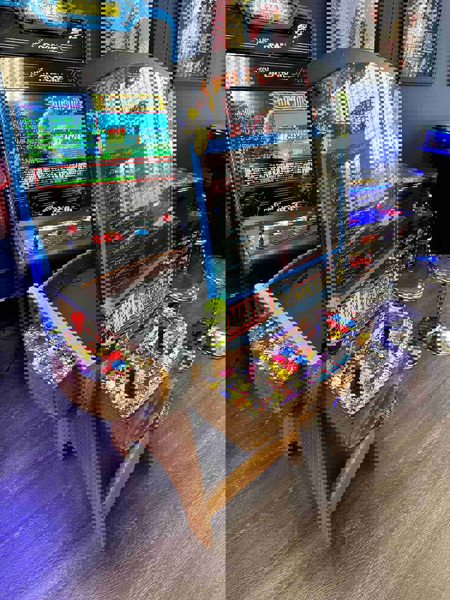 Custom Wine Barrel Arcade 3000 Games 3 Sided