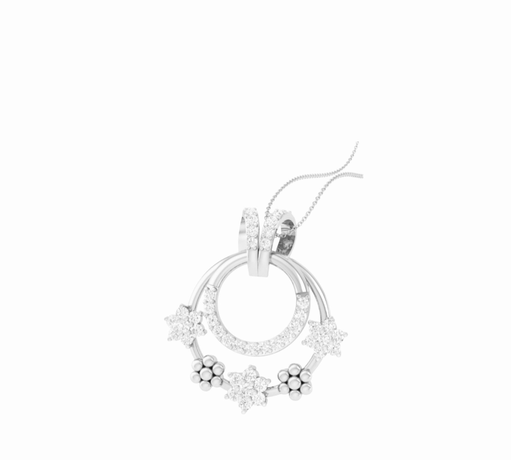 18Kt Certified Diamond Pendant