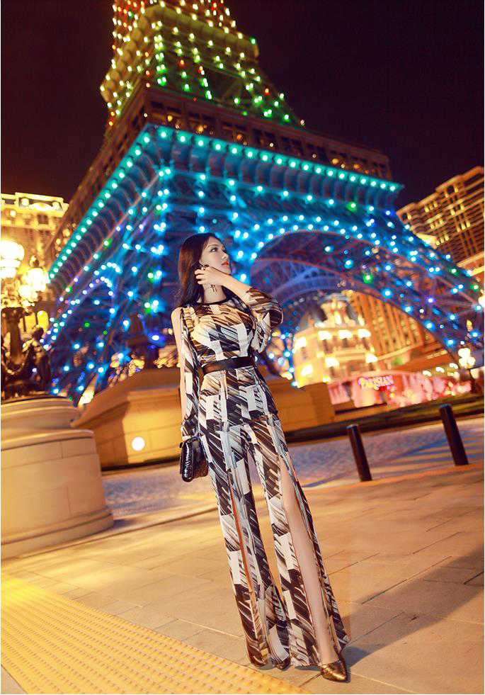 2020 New Spring and Summer Fashion Casual Sexy Brand Women's Jumpsuit