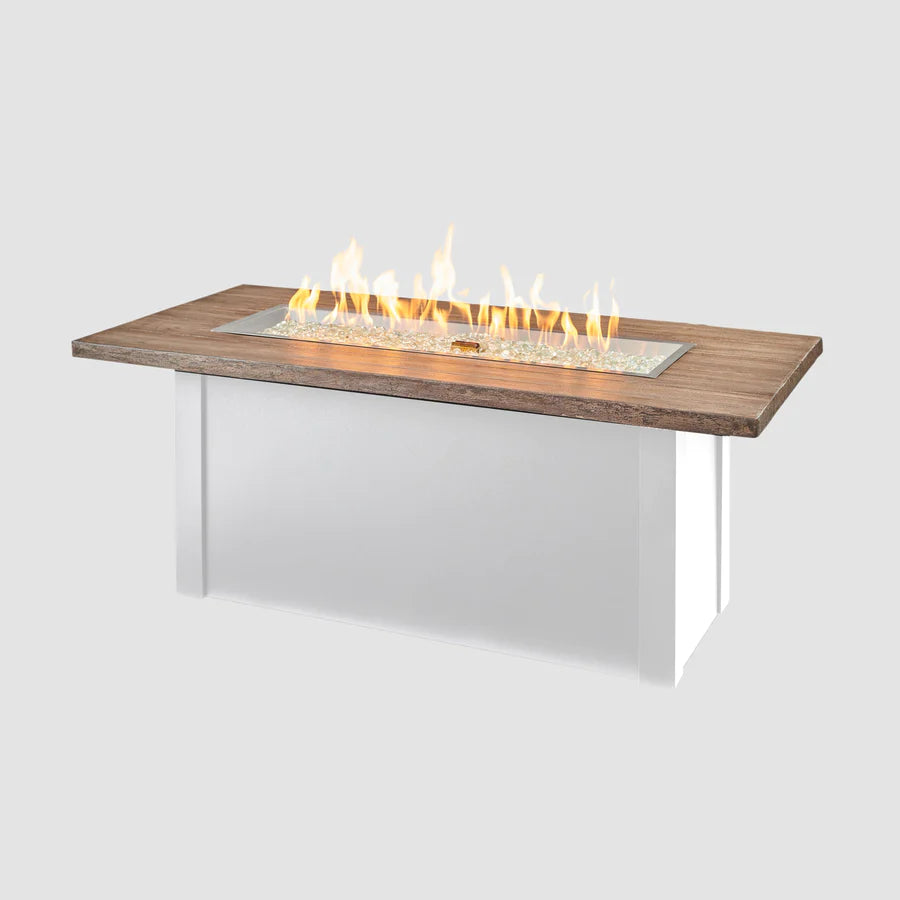 Outdoor Greatroom Co Havenwood 62-Inch Rectangular Gas Fire Pit Table