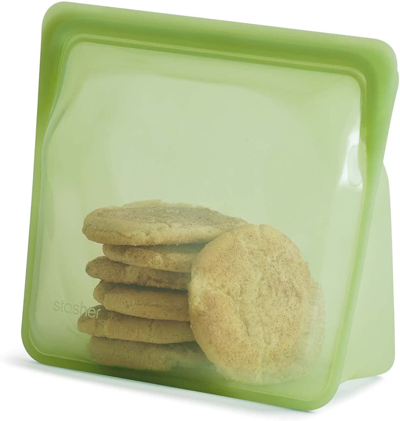 DE Platinum Silicone Food Grade Reusable Storage Bag, 4-Pack Large (Mojave) - Eco-Friendly, Leakproof, Dishwasher-Safe