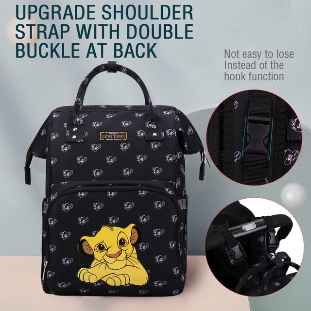 character Baby Diaper Bags Large Capacity Baby Stroller Insulated Bag Travel Organizer
