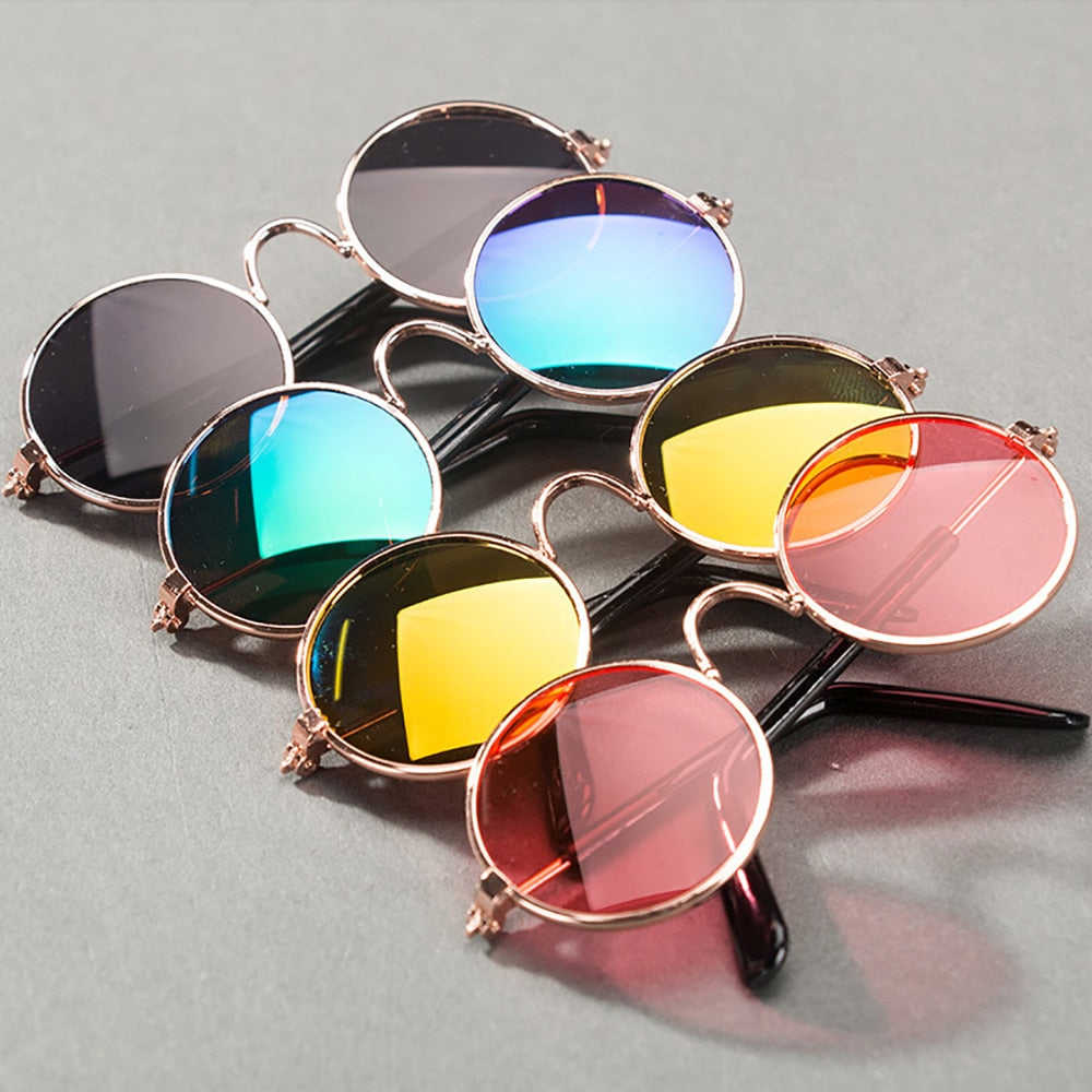 Pet Cat Dog Glasses - Kitten Accessories and Dog Sunglasses for Eye Protection