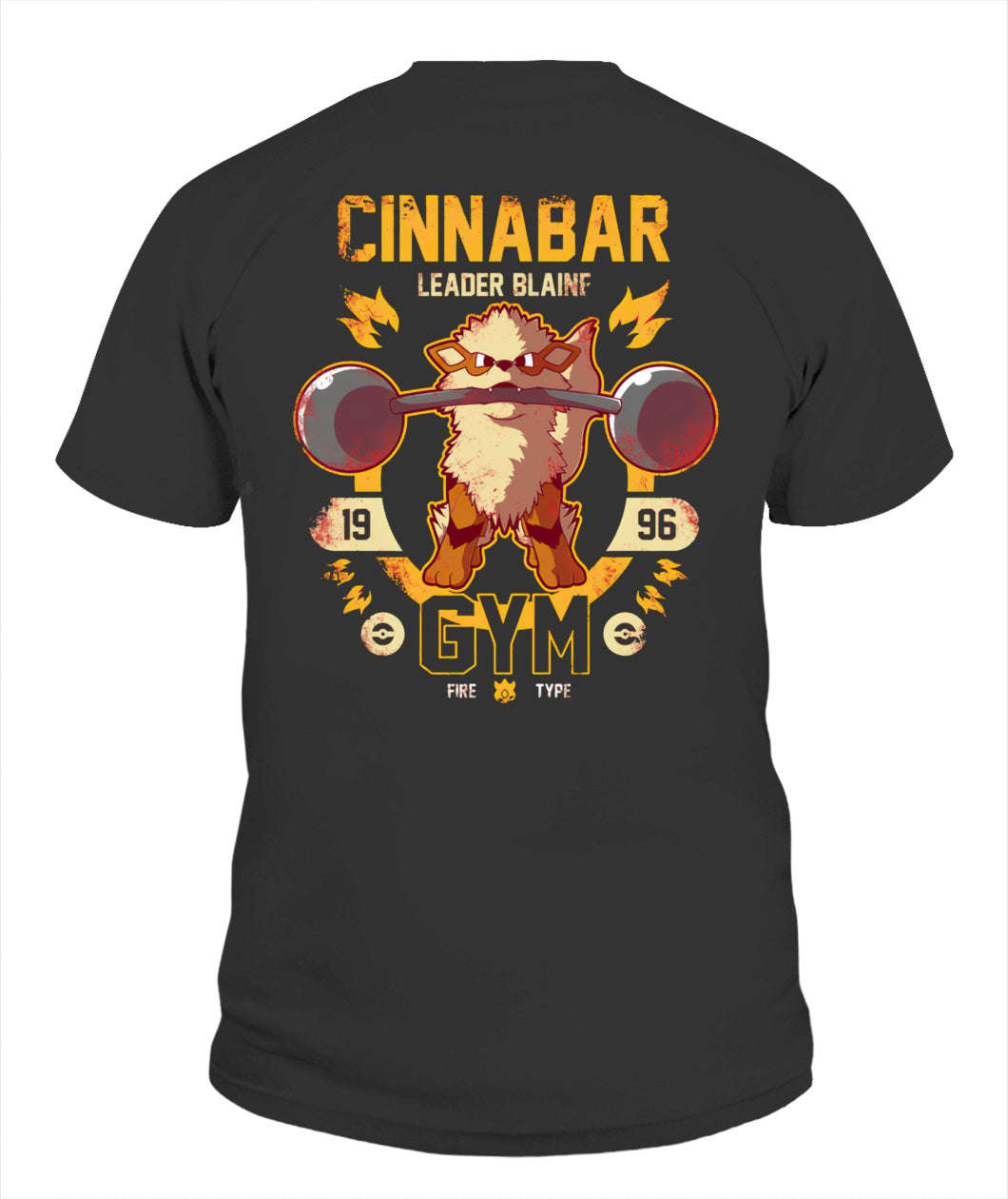 Cinnabar Gym Custom Graphic Cotton T-Shirt