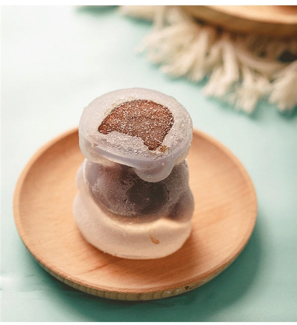 Bear Shape Ice Cube Maker - Food Grade Silicone Tray for Whiskey, Cocktails, and DIY Baking