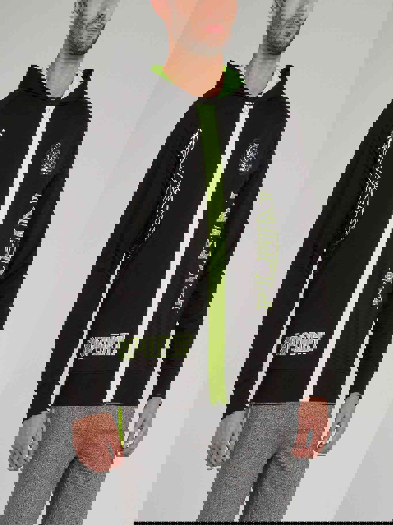 Martin Neon Panel Hoodie Sweat Jacket