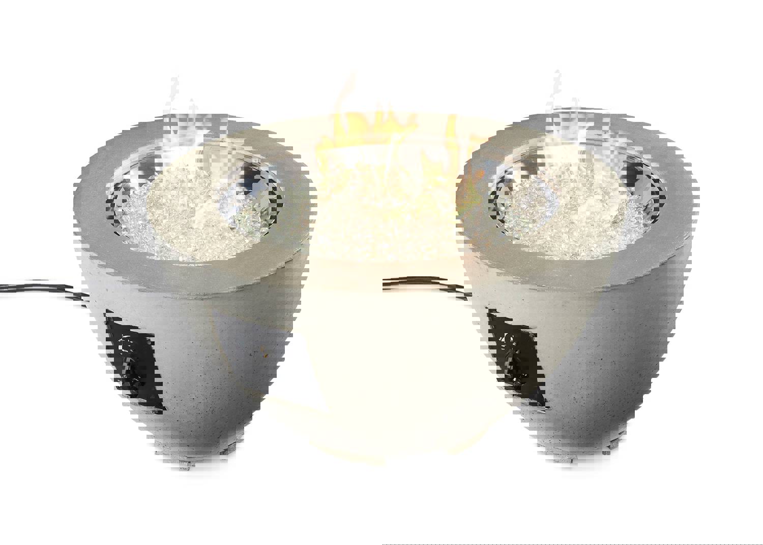 Outdoor Greatroom CV-20 Cove 29 Round Concrete Gas Fire Pit Table