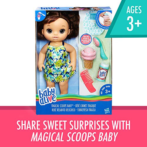 Baby Alive Magical Scoops Baby Doll with Dress and Accessories