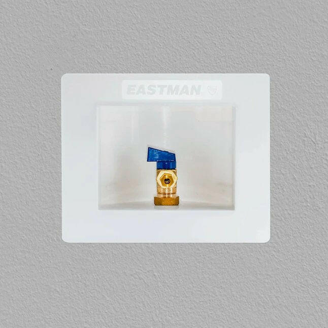 Eastman Ice Maker Outlet Box 1/2 in. Crimp PEX for Refrigerators and Water Dispensers