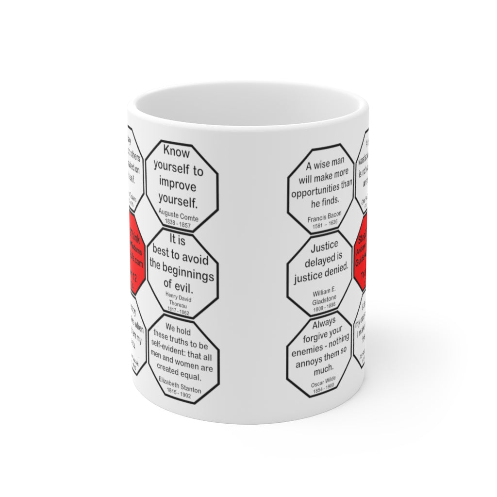 MugWisdom Team 12 of 24 - Antique Wisdoms Ceramic 11oz Cup