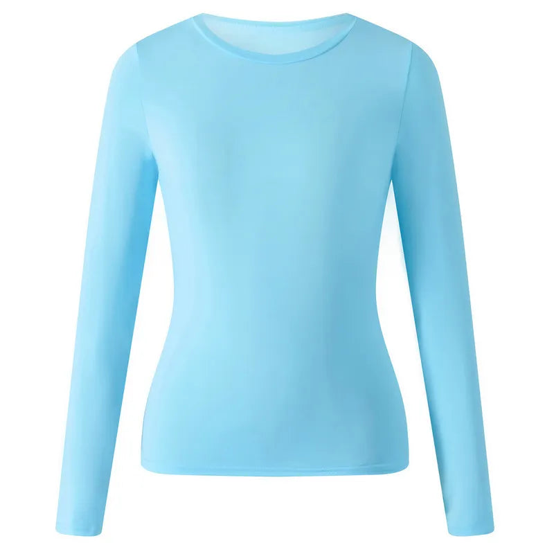 Nukty Y2K Vintage Long Sleeve T-shirt for Women - Crop Top Streetwear