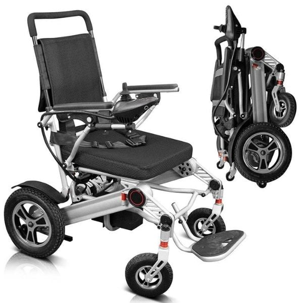 Vive Health Foldable Electric Wheelchair - 2024 Upgraded Model