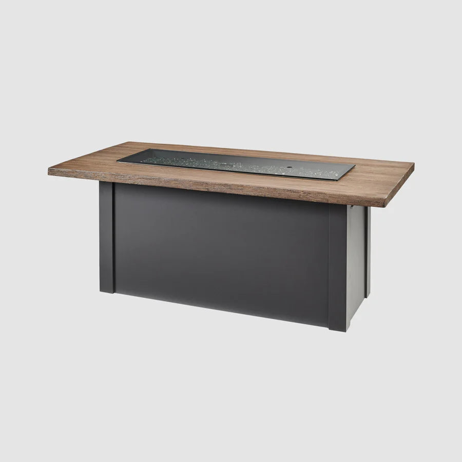 Outdoor Greatroom Co Havenwood 62-Inch Rectangular Gas Fire Pit Table