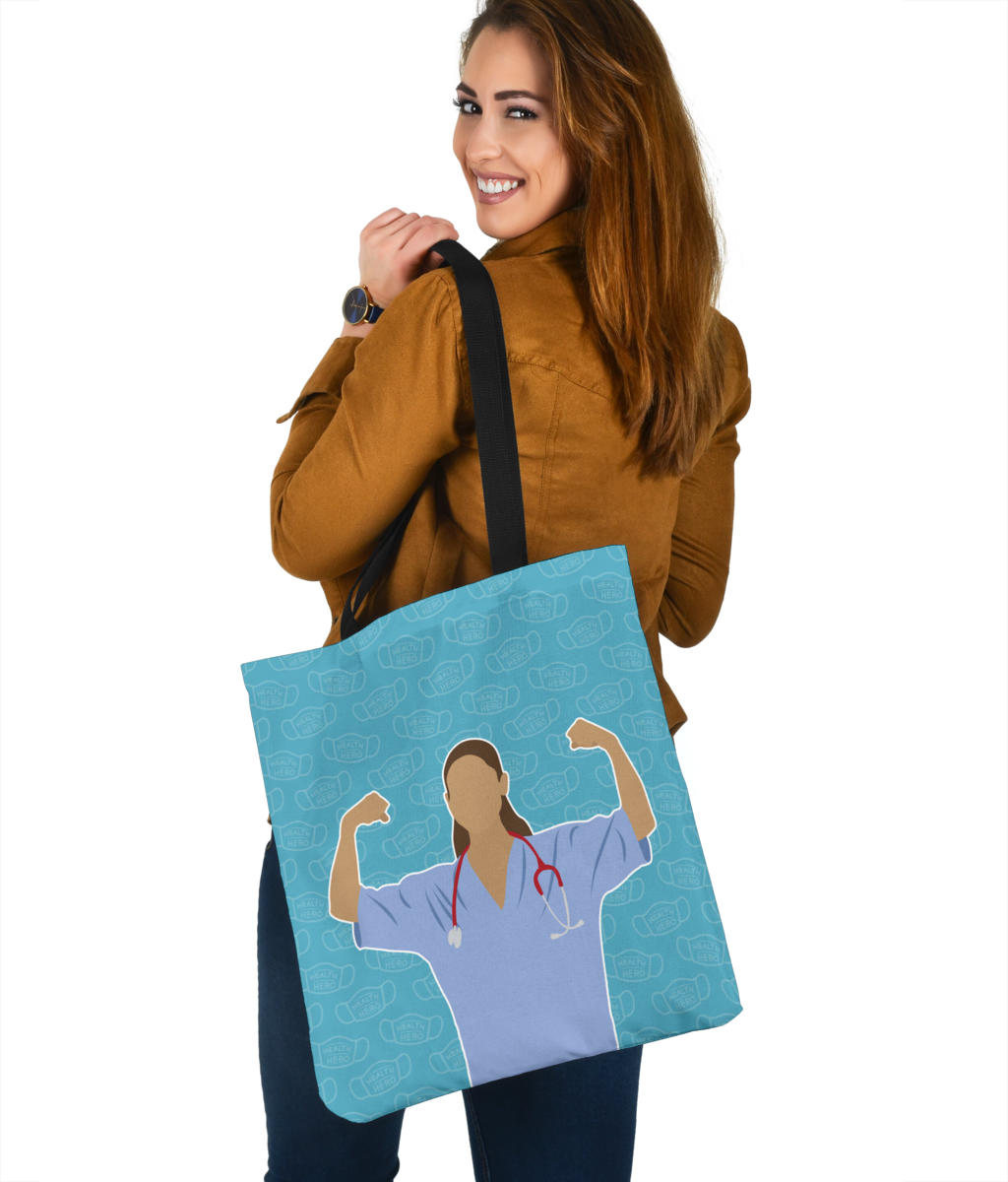 Premium Healthcare Strength Cloth Tote Bag - Double-Sided Print